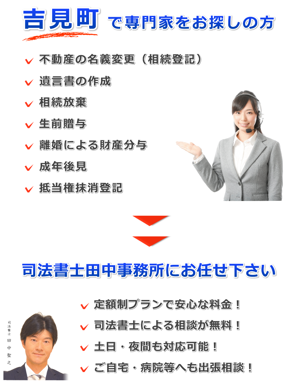 吉見町の相続・登記・遺言・相続放棄・贈与 吉見町司法書士田中事務所